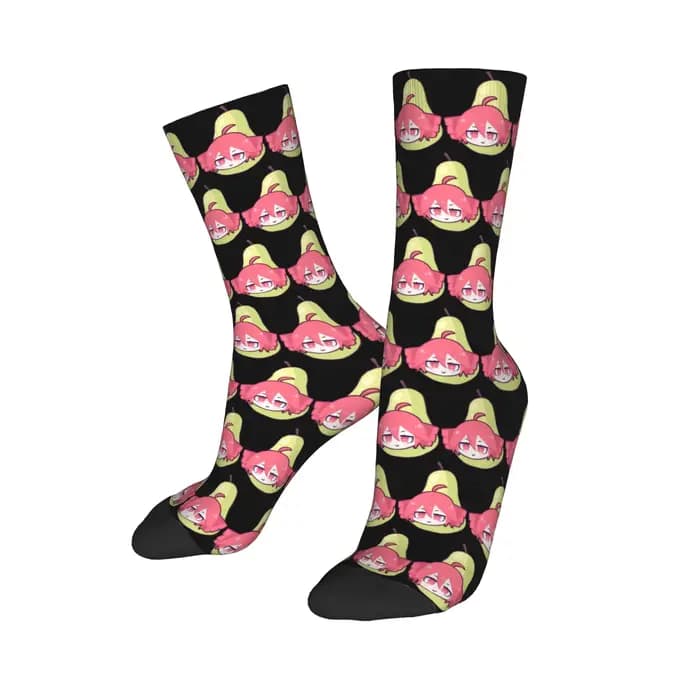 Pearto Kasane Teto populaire chanteur virtuel bas graphique élégant chaussettes automne anti-dérapant