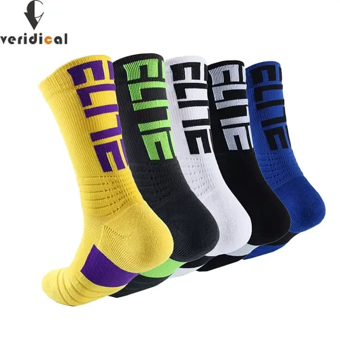 Chaussettes de sport athlétiques d'élite en nylon
