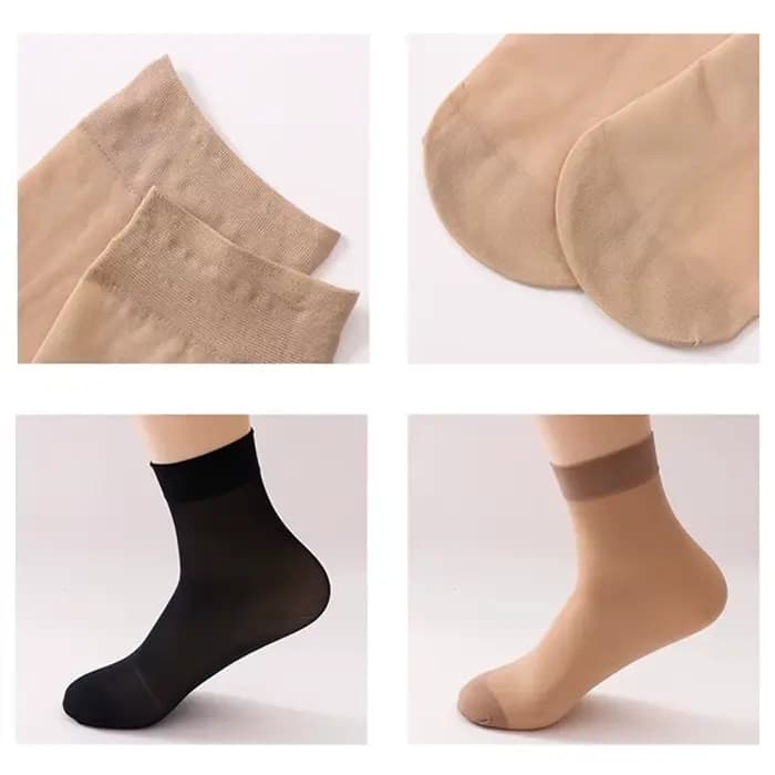 Chaussettes transparentes ultra-fines authentiques 2026, nouvelles, en velours, paires de chaussettes, vente en gros pour femmes et filles, accessoires
