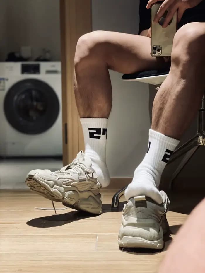 Chaussettes Astronomiques avec Lettres Imprimées pour Homme