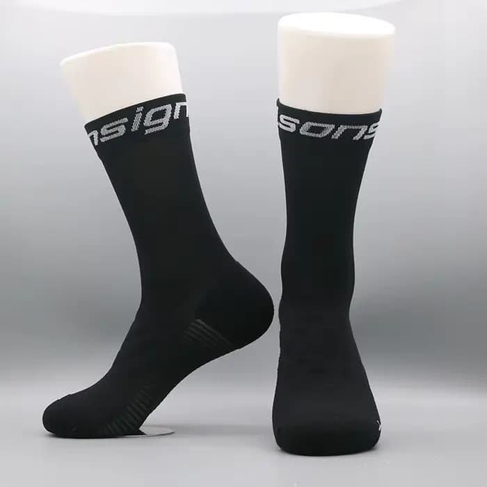 Vélo de montagne, cyclisme, chaussettes longues, chaussettes de course longues, marathon, course de fond, compression, durabilité, hommes et femmes