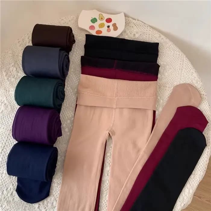 Collants opaques épais pour femmes, bas élastiques de couleurs unies, sans couture, vêtements de travail chauds, Slim, Leggings Sexy pour filles, hiver