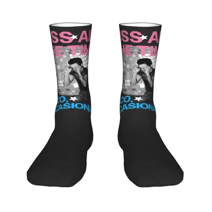 Nouveauté 2026 Chaussettes H-Harry S-Styles Fan Kiss all the time