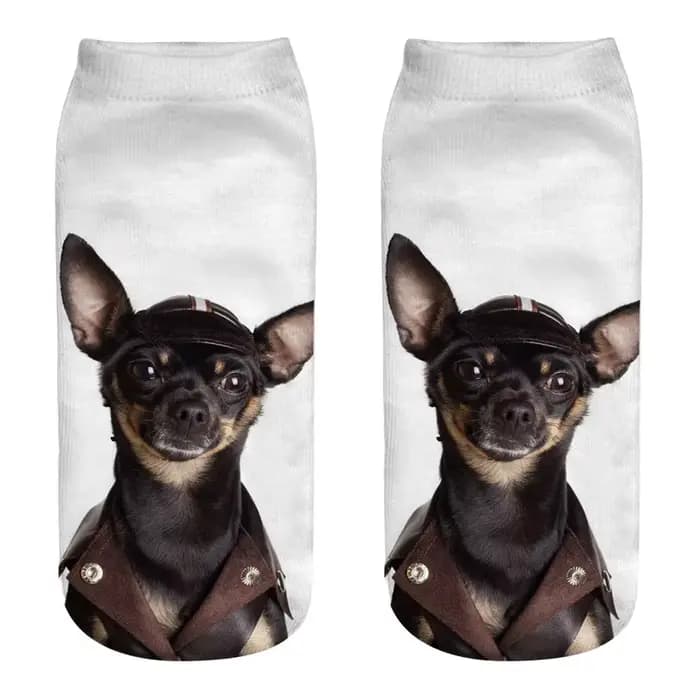 Chaussettes en coton drôles et mignonnes pour femmes