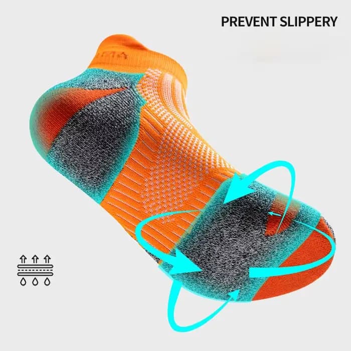 2025 chaussettes de course Marathon professionnelles hommes femmes sport Fitness épaissi rembourré Tube court coupe