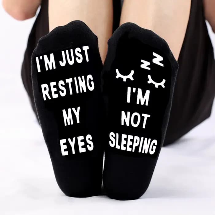 Hommes chaussettes drôles Harajuku Humor mot imprimé créatif Hip Hop rue Skateboard unisexe équipage coton silicone