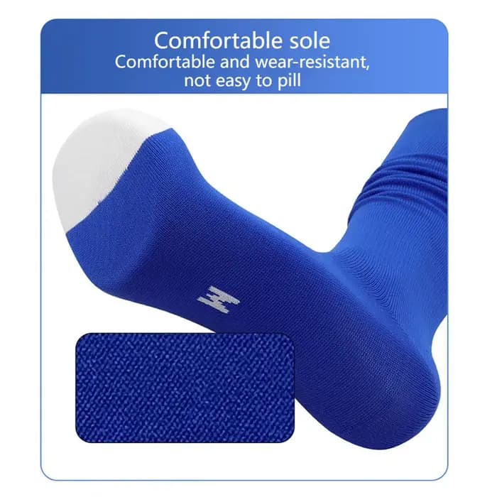 Loogdeel – chaussettes de sport de haute technologie, antidérapantes, absorbant la sueur, longues, coupe haute, pour l'entraînement et la compétition, unisexes