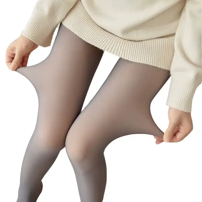Collants thermiques transparents pour femme