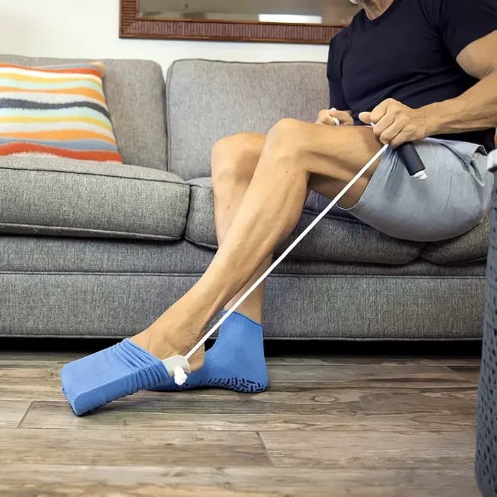 Aide à la pose de chaussettes, outil pratique pour chaussettes de compression, accessoire de mobilité pratique pour personnes âgées, femmes enceintes, diabétiques, usage quotidien à domicile