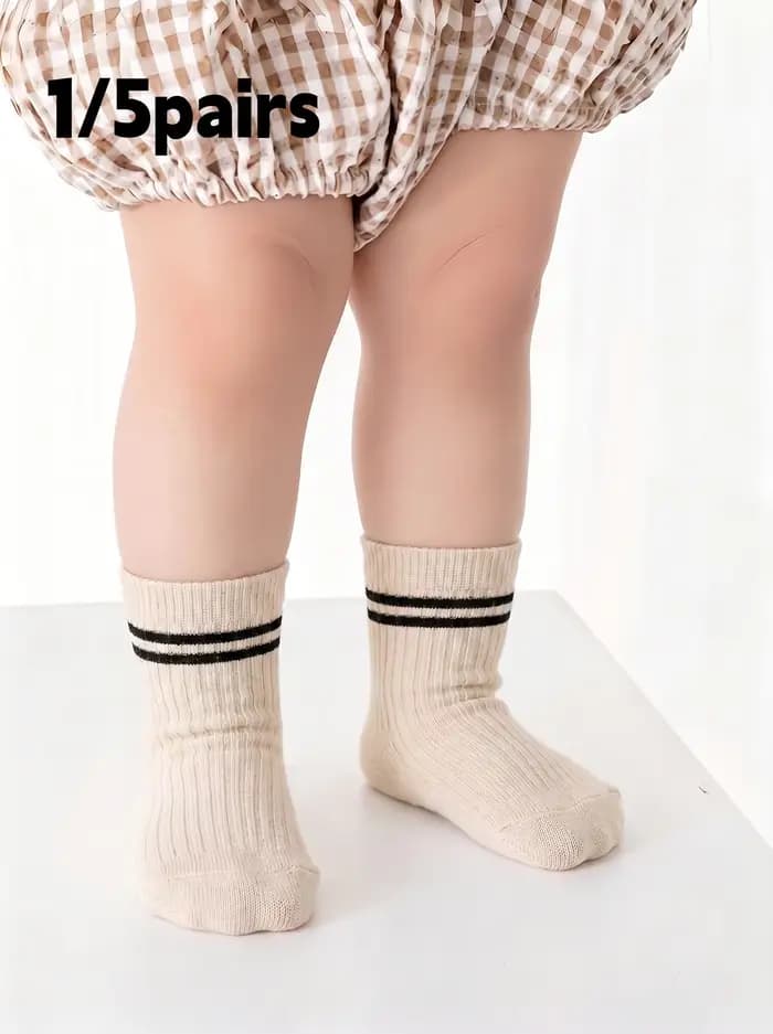 Chaussettes pour bébé, adaptées aux garçons et aux filles