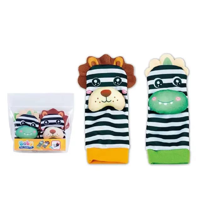 Bébé poignet hochets chaussettes nouveau-né animaux