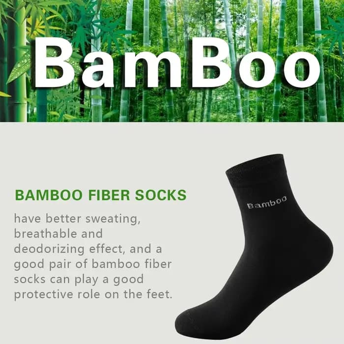 5 paires de chaussettes en bambou pour hommes
