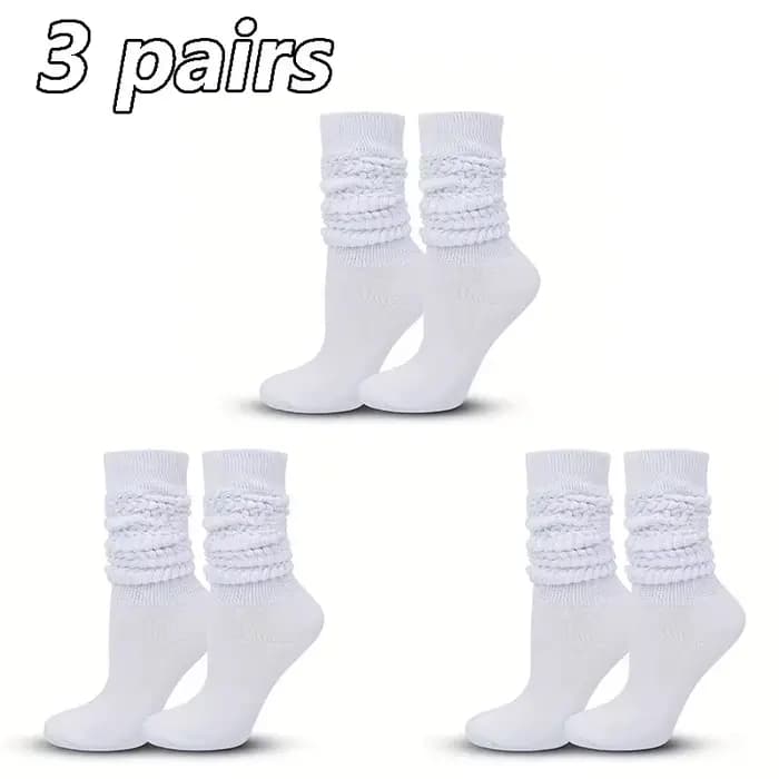 Chaussettes mi-mollet pour femmes