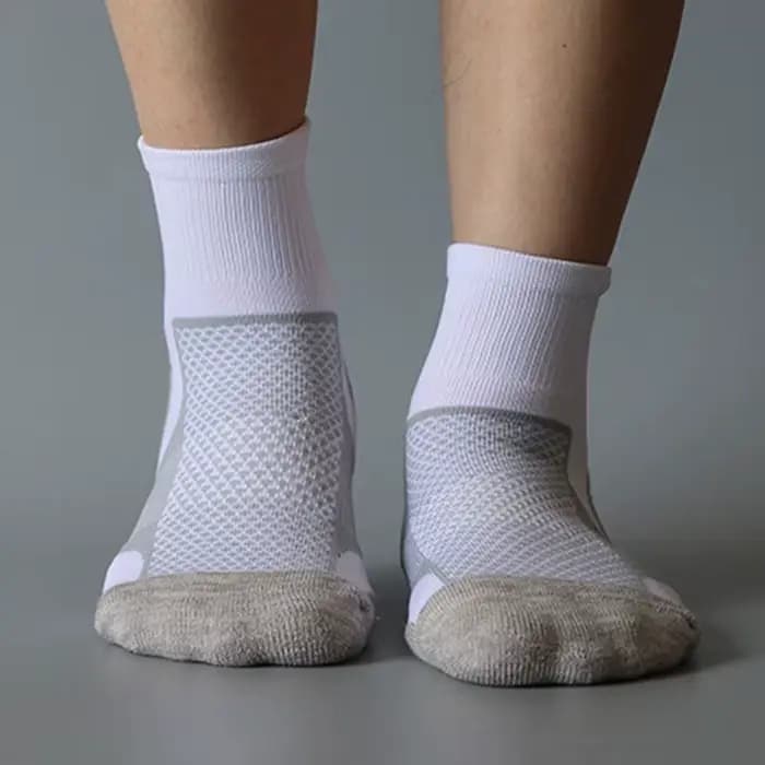 Chaussettes de course femme coton Marathon cyclisme sport cheville chaussette