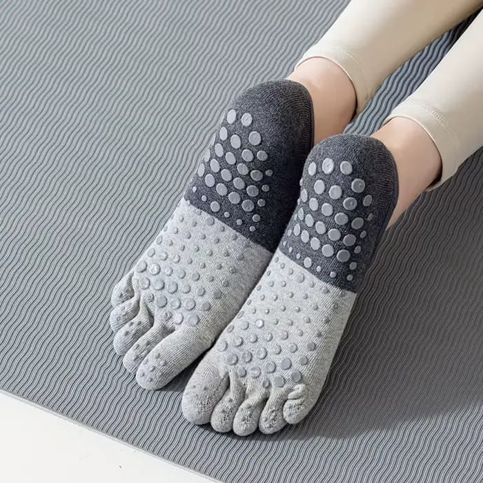 Chaussettes de yoga professionnelles en coton pour femmes