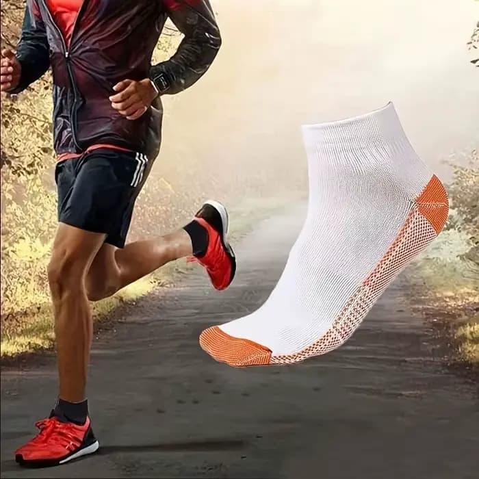 1/2 paires de chaussettes de compression pour hommes et femmes