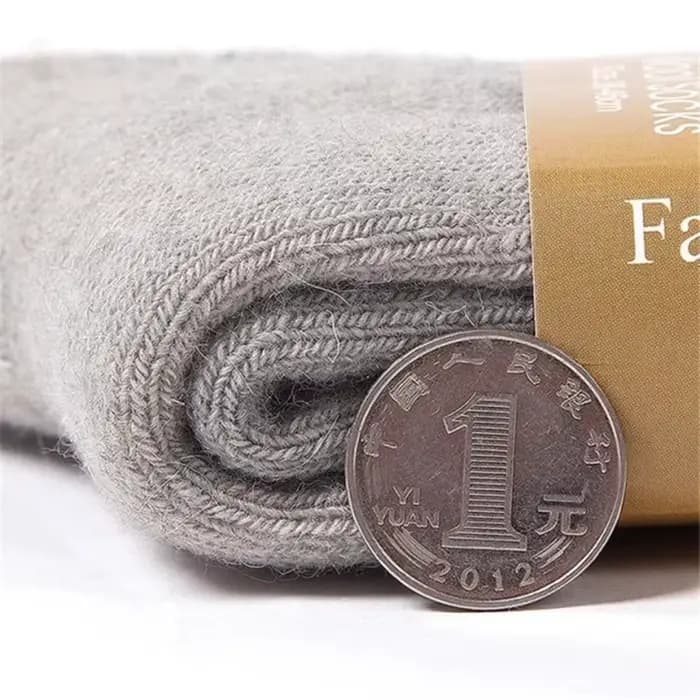 3 paires/lot nouveau grande taille hommes chaussettes laine hiver épais chaud hiver hommes Simple couleur unie extra épais éponge serviette chaussettes 2020