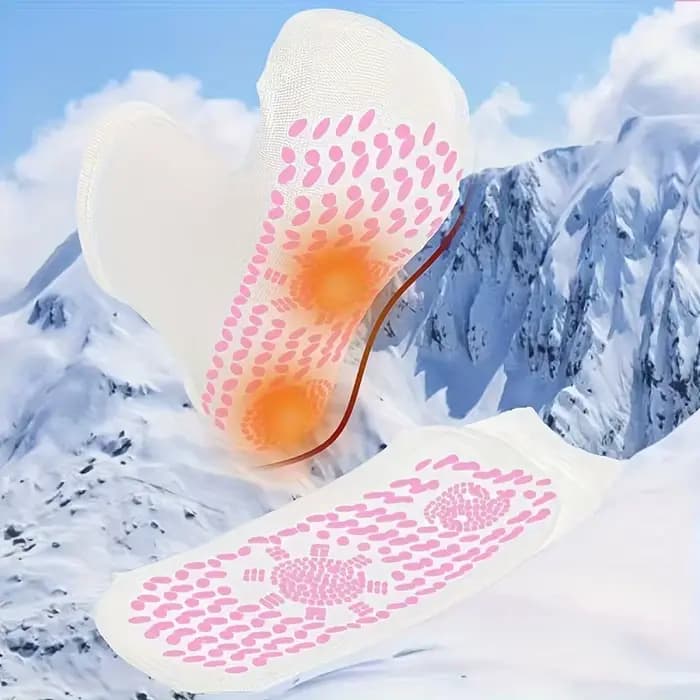 3 paires de chaussettes thermiques noires