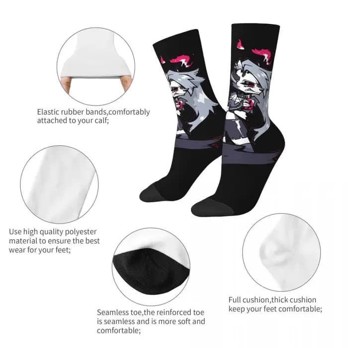 Loona Bad Mood Soccer Chaussettes unisexes