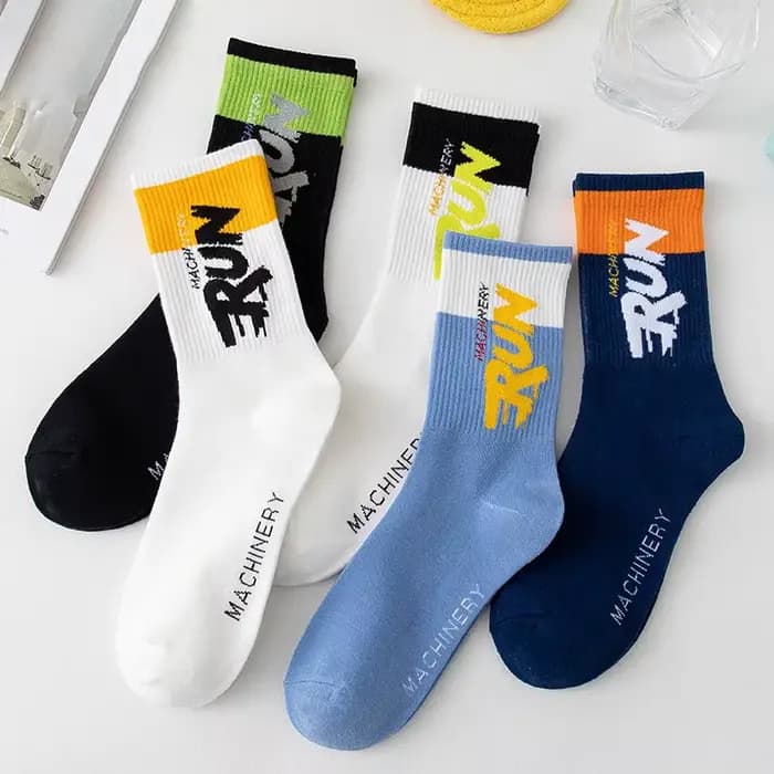 Hommes chaussettes coton Hip-hop femme chaussettes de sport Ins Style basket-ball Harajuku Cool drôle chaussettes courtes pour hommes Sox livraison directe en gros
