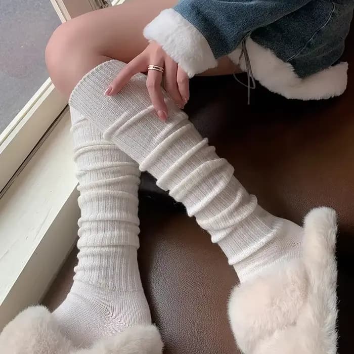 Femmes chaussettes longues cachemire
