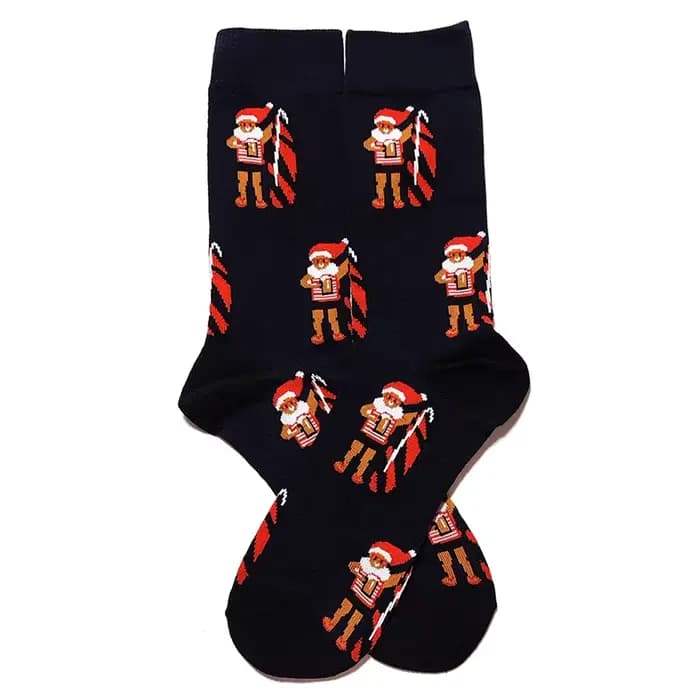 2025 nouveaux hommes chaussettes de noël nouvel an drôle flocon de neige bière père
