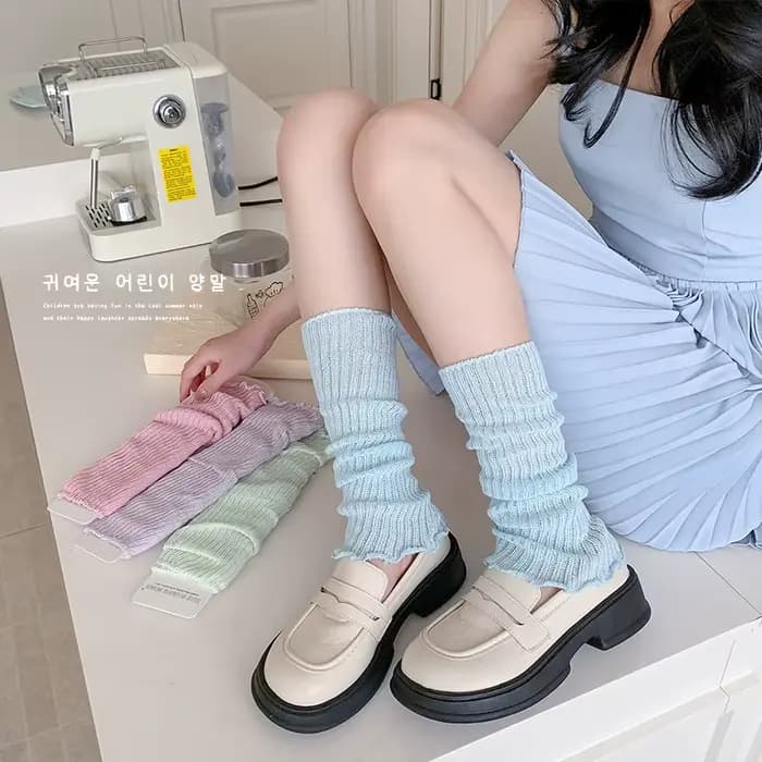 Chaussette fine de printemps et d'été pour femmes