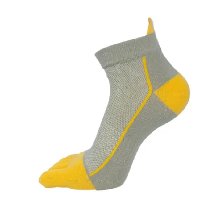 Chaussettes de sport athlétiques en coton rayé