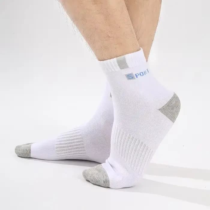 Chaussette en coton pour hommes Sport respirant doux lettre mode baskets haute élastique moyen Tube bas serviette Sox été course
