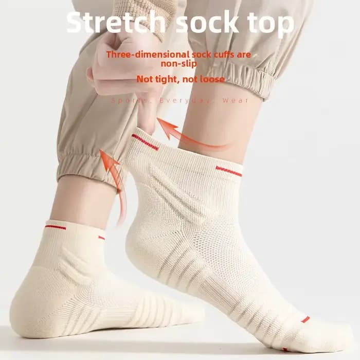 2 paires-chaussettes de course athlétiques pour hommes