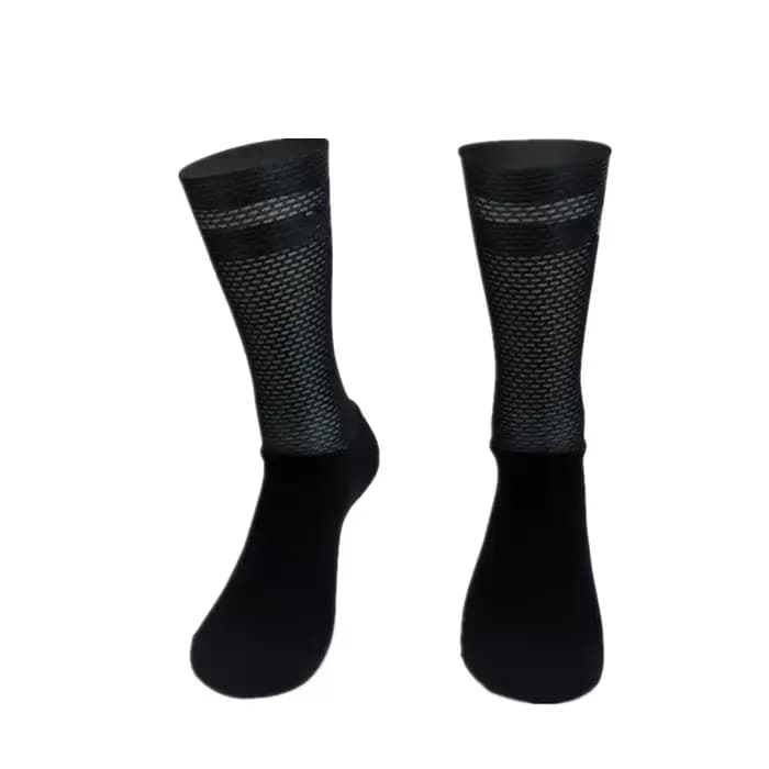 Chaussettes de cyclisme coordonnantes en silicone pour homme