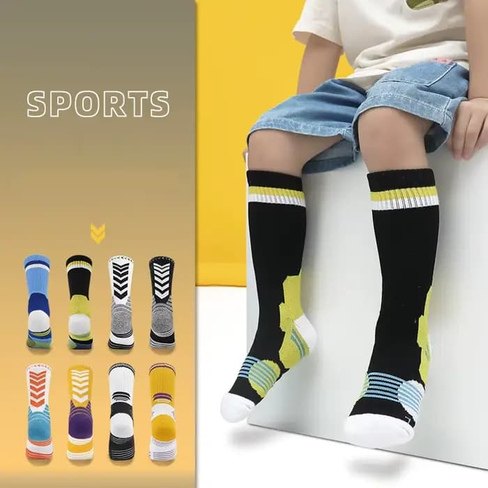 Garçon chaussette sport respirant enfant fille Compression approvisionnement transfrontalier course équitation cyclisme