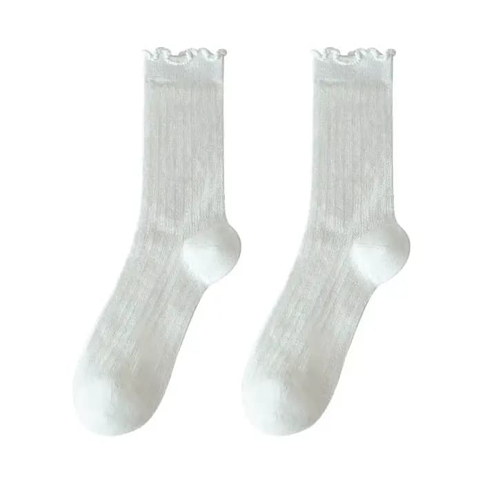 Chaussettes mi-mollet pour femmes
