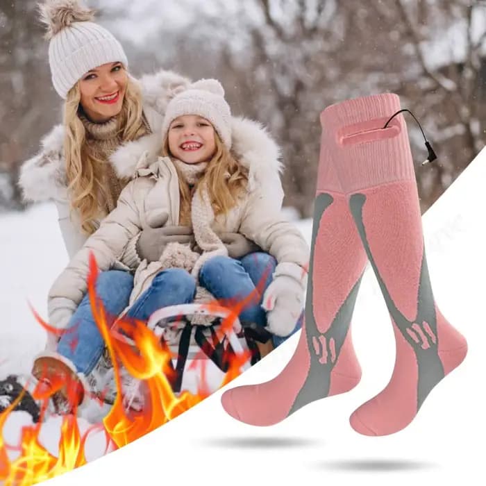 Chaussettes électriques métropolitaines rechargeables avec batterie