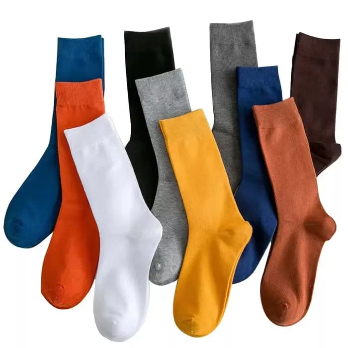5 paires de chaussettes longues en coton pour hommes