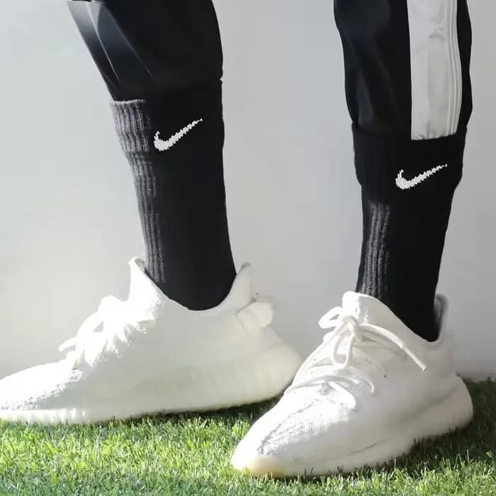 Nike Logo Chaussettes montantes athlétiques Entraînement Fitness