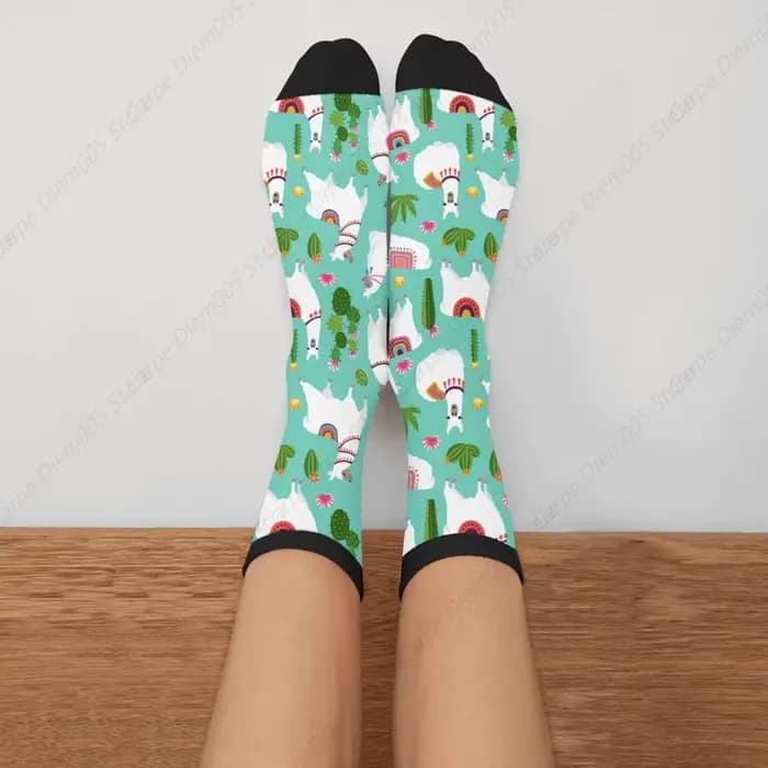 Chaussettes mi-mollet décontractées pour hommes et femmes