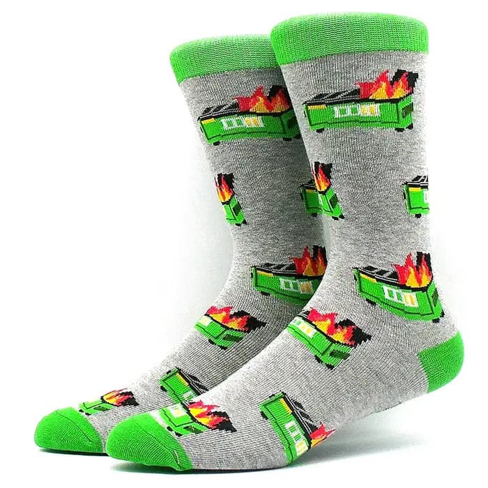 Chaussettes amusantes avec motifs de nourriture animale pour hommes et femmes Sokken Diversidos Jacquard Calcetines