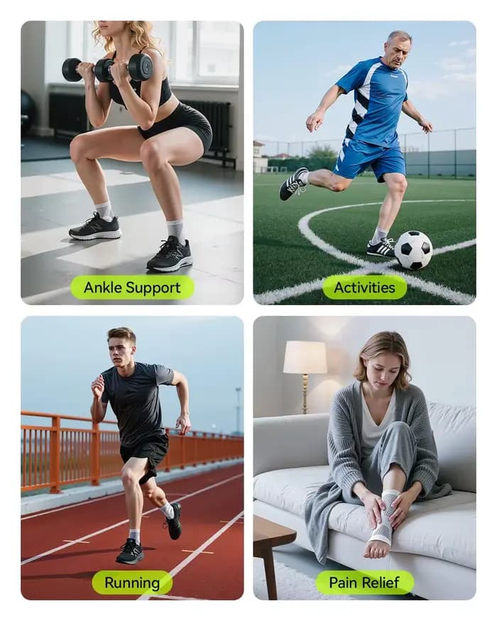 1 paire de chaussettes pour neuropathie pour femmes et hommes