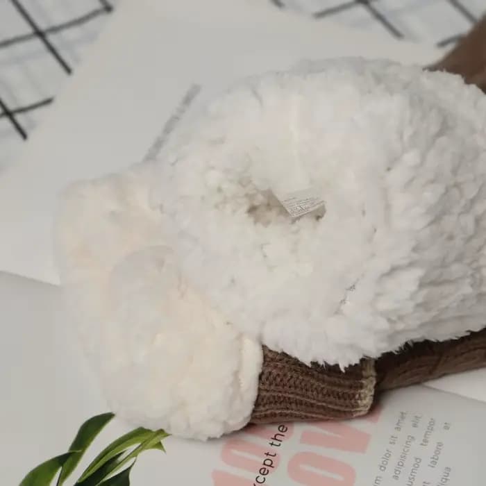 Chaussettes épaisses doublées de polaire pour femmes