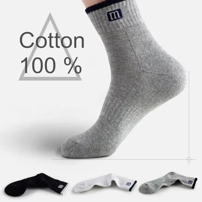 3 paires/lot de chaussettes 100% coton de haute qualité pour hommes et femmes