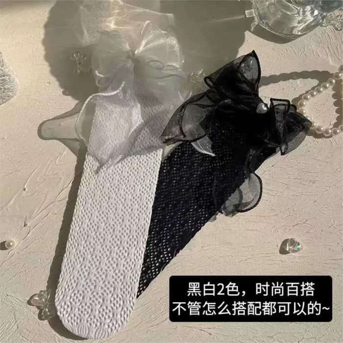 Chaussettes en dentelle respirantes pour bébés et filles - Chaussettes tube en dentelle Lolita pour l'été