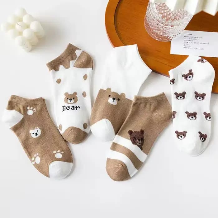 5 paires de chaussettes basses pour femmes