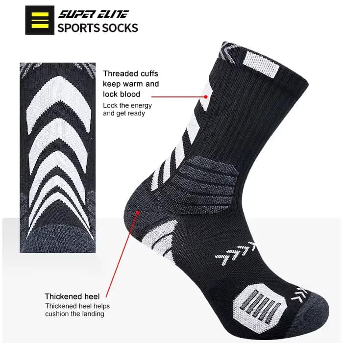 X-TIGER sport cyclisme chaussettes respirant coton Aero chaussettes vélo chaussette course randonnée Camping Football basket-ball chaussettes unisexe