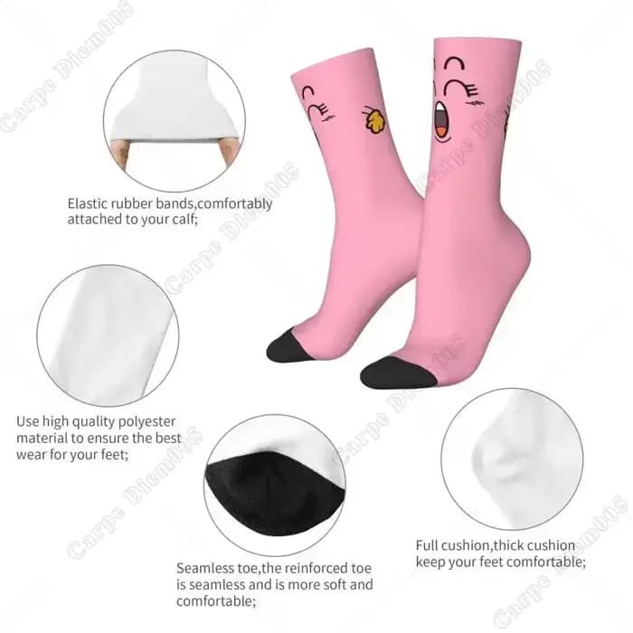 Chaussettes respirantes unisexes Manga Dr Slump Crew