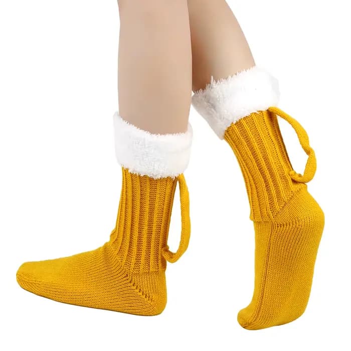 Chaussettes épaisses pour tasse de bière pour femmes et hommes