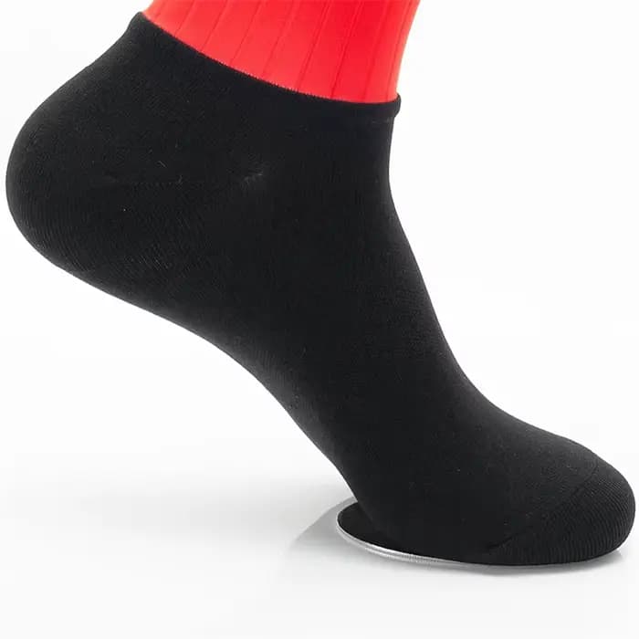 YKYWBIKE Aero chaussettes de cyclisme anti-dérapant Silicone ligne blanche