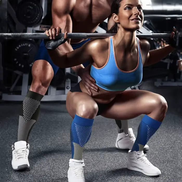 1 paire de chaussettes de Compression de Sport pour hommes et femmes