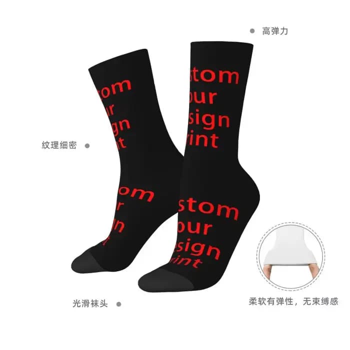 Chaussettes habillées personnalisées pour hommes