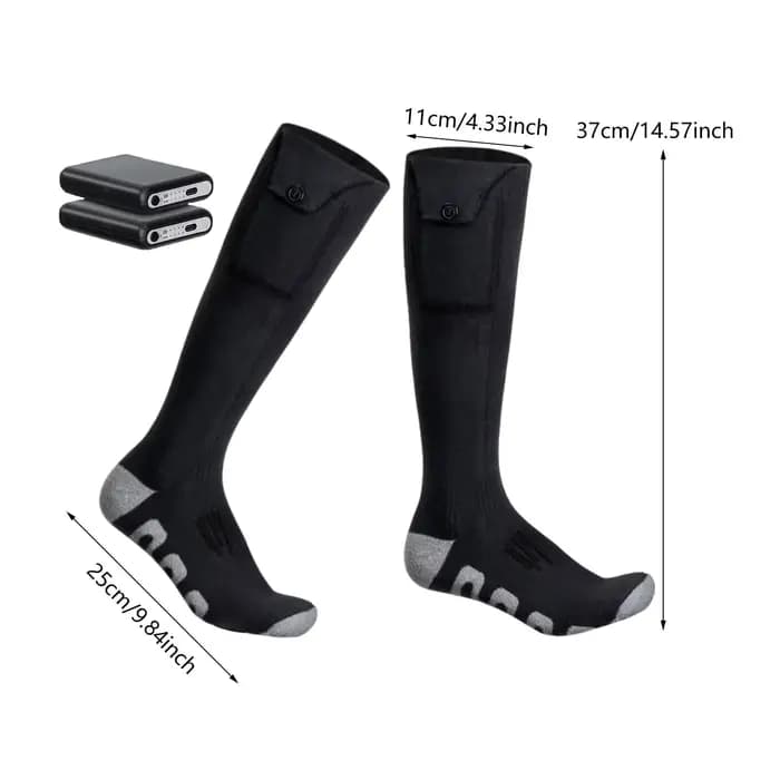 Chaussettes chauffantes pour hommes et femmes